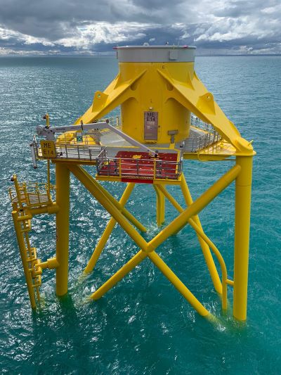 Moray East jacket structure